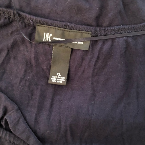 INC International Concepts size
XL  navy & silver studded top short sleeve - Picture 2 of 12